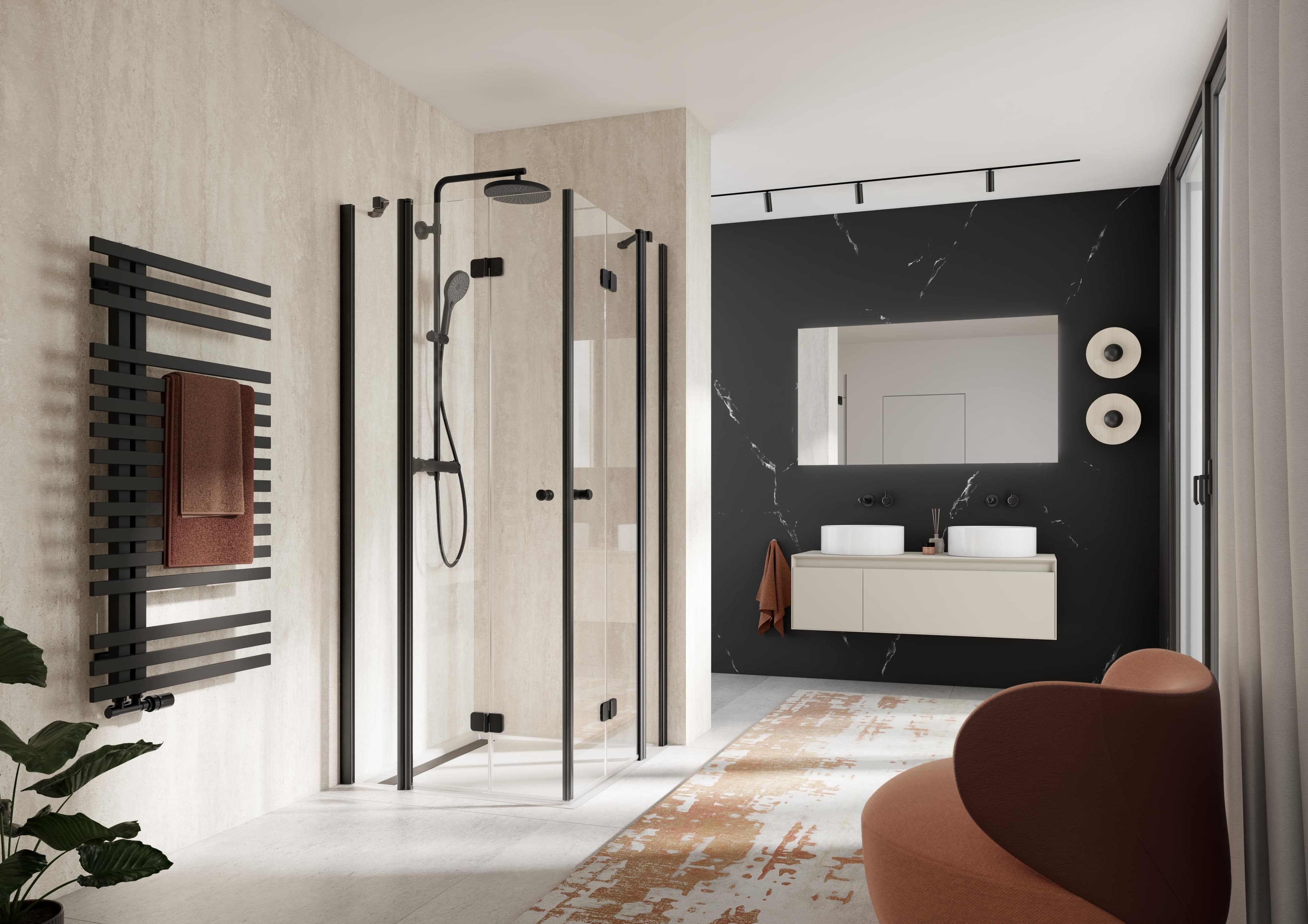 Veilig douchen in een badkamer met antislipvloer